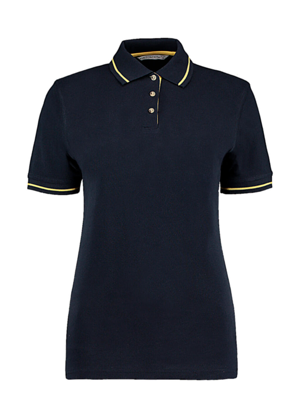 Polo piqué St. Mellion mujer Classic Fit Navy/Sun Yellow