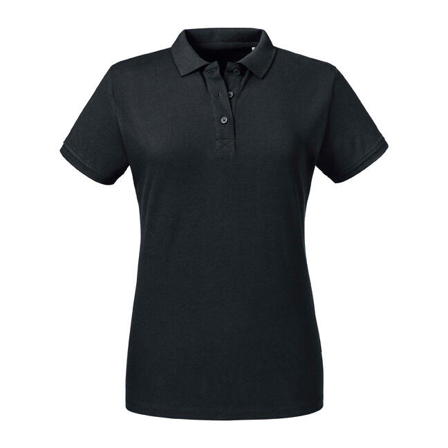 Polo Pure Organic mujer Black