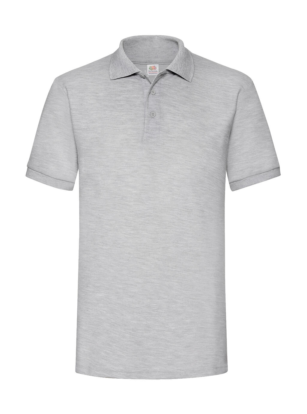 Polo piqué Heavyweight 65/35 Heather Grey