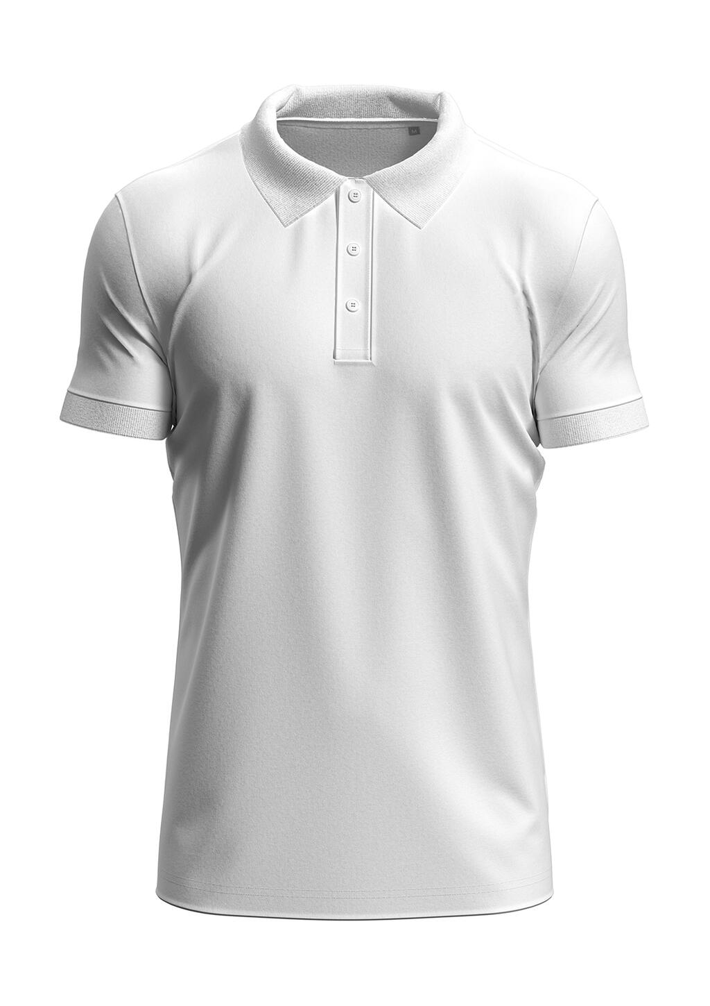 Stretch Polo for men White