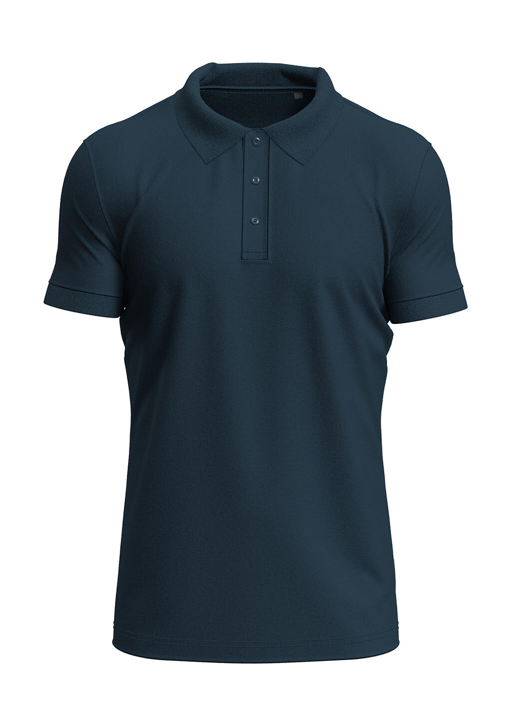 Stretch Polo for men Marina Blue