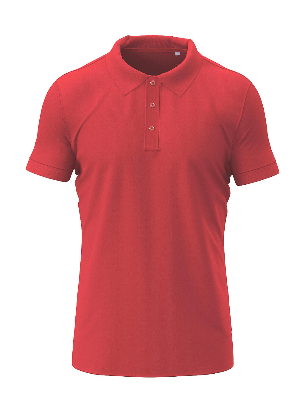 Stretch Polo for men Scarlet Red