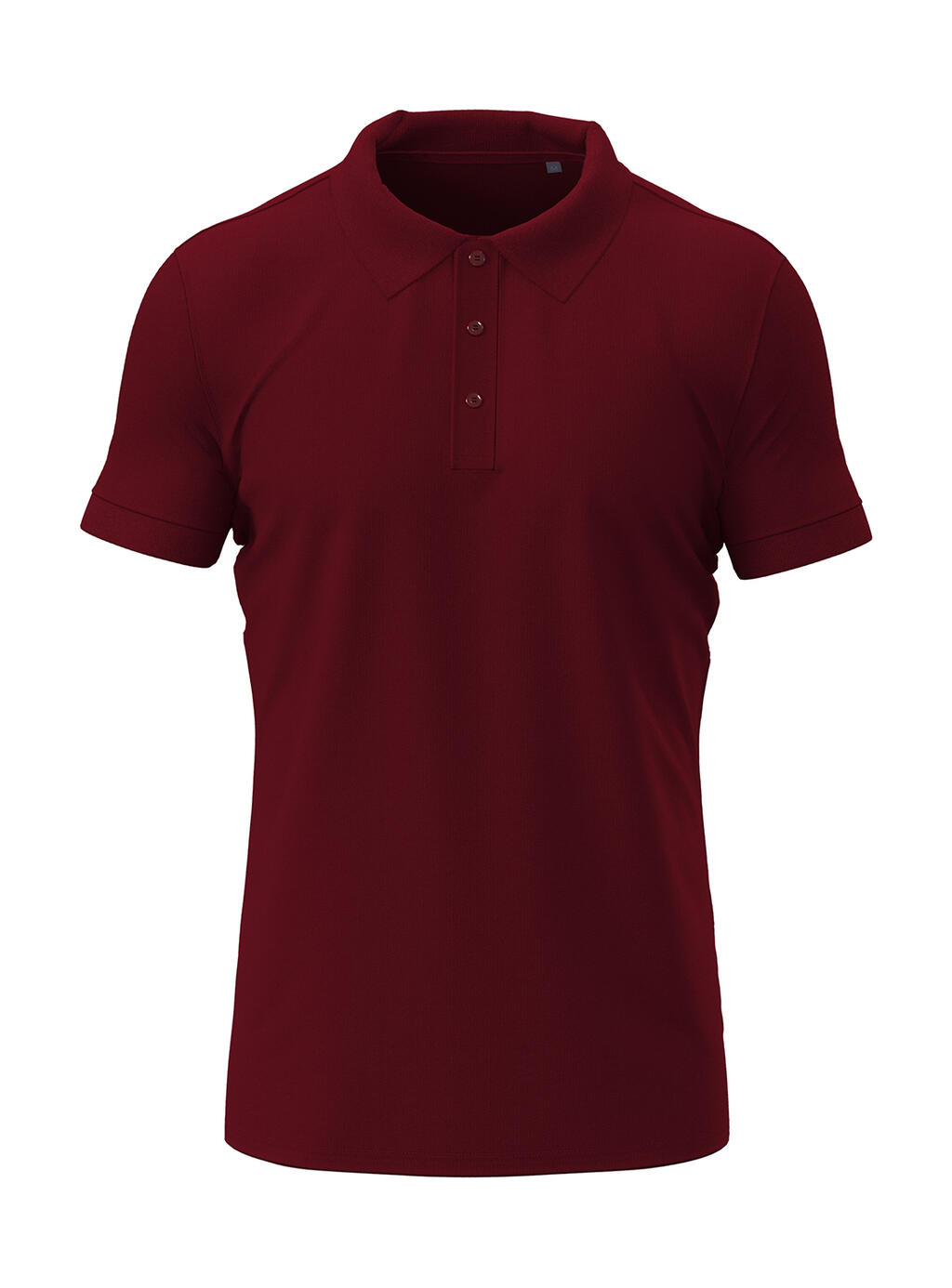 Stretch Polo for men Bordeaux