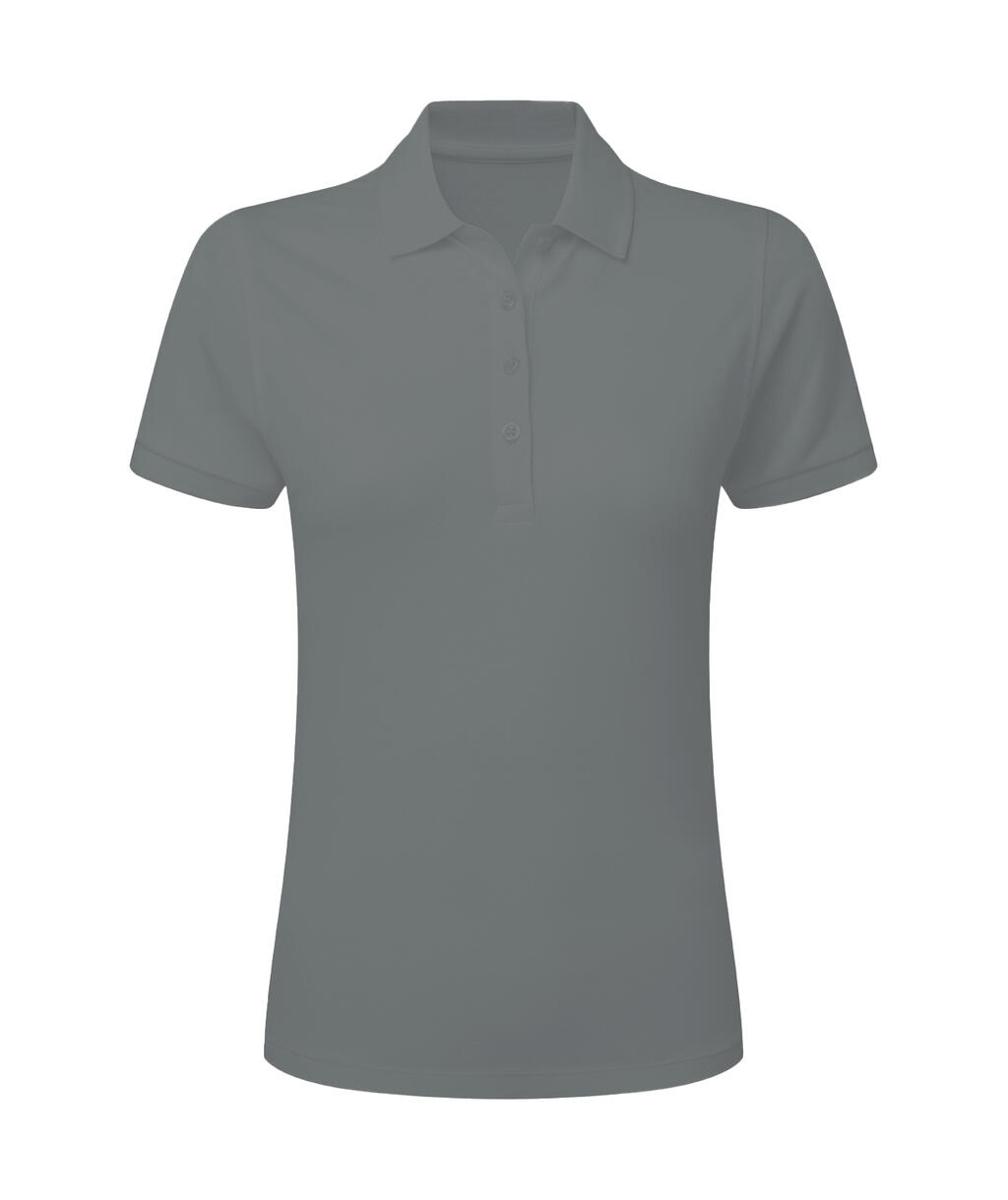 Polo Signature Stretch sin etiqueta mujer  Grey