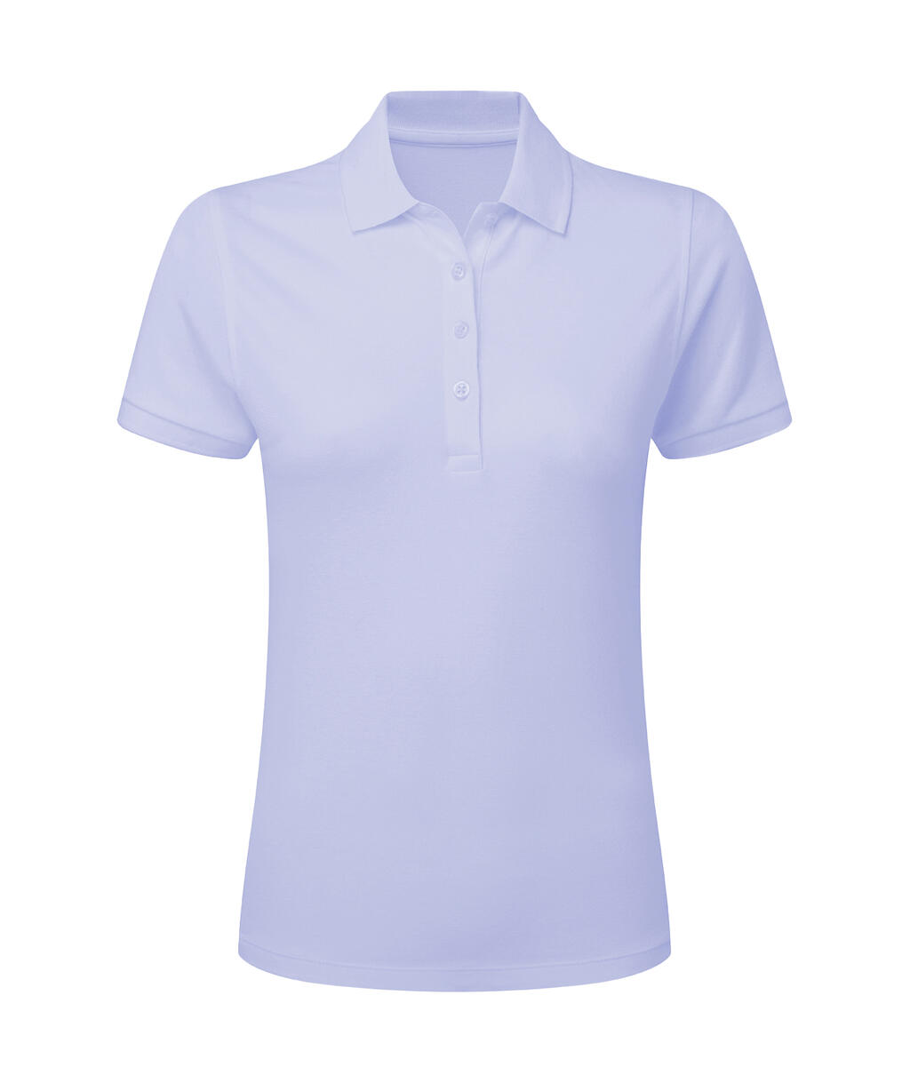 Polo Signature Stretch sin etiqueta mujer  Blue Water