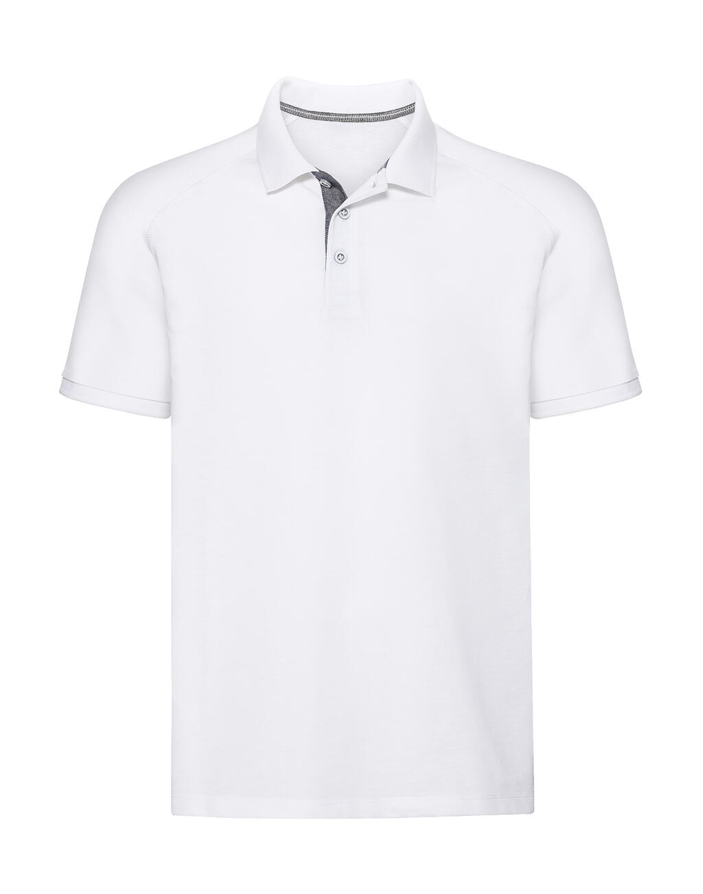 Polo HD Raglán hombre White