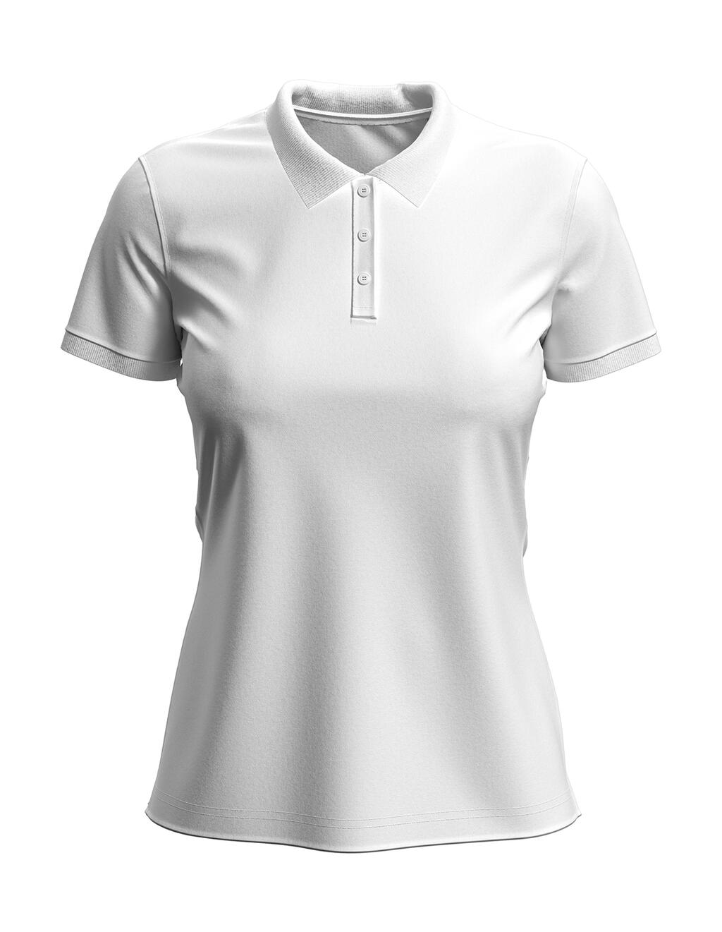 Stretch Polo for women White
