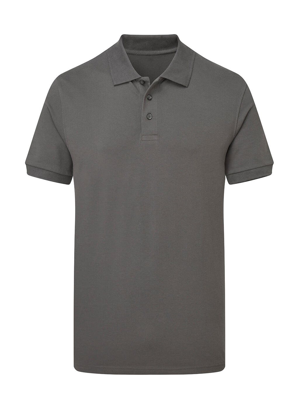 Polo Signature Stretch sin etiqueta hombre Charcoal