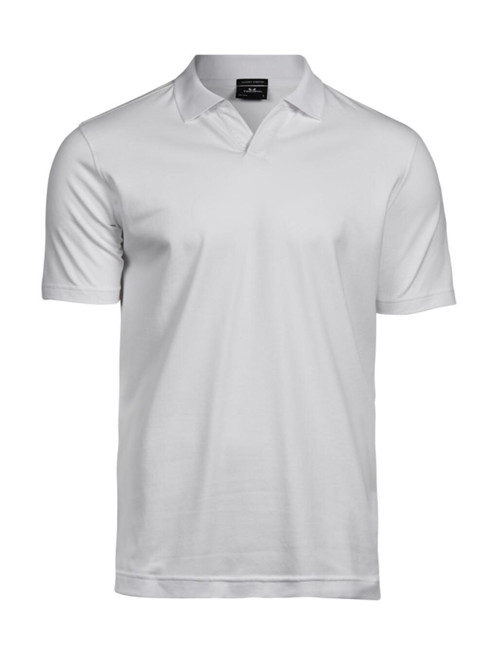 Polo Luxury Stretch cuello V White