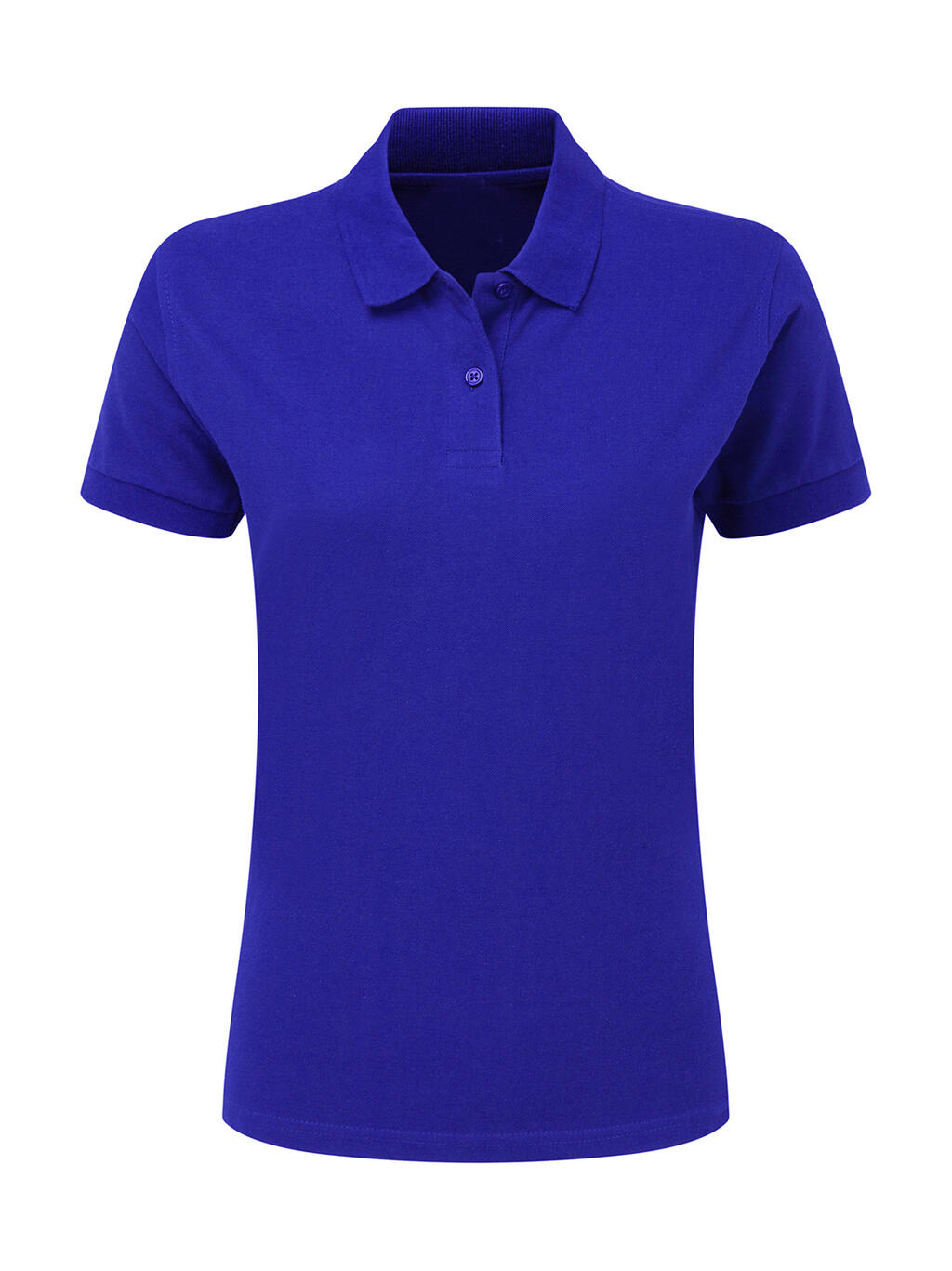 Polo piqué algodón mujer Royal Blue