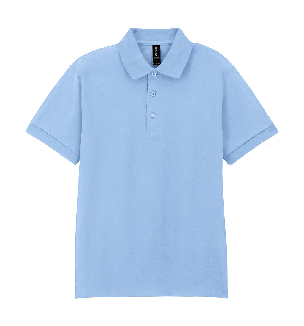 Polo DryBlend de punto Adulto Light Blue