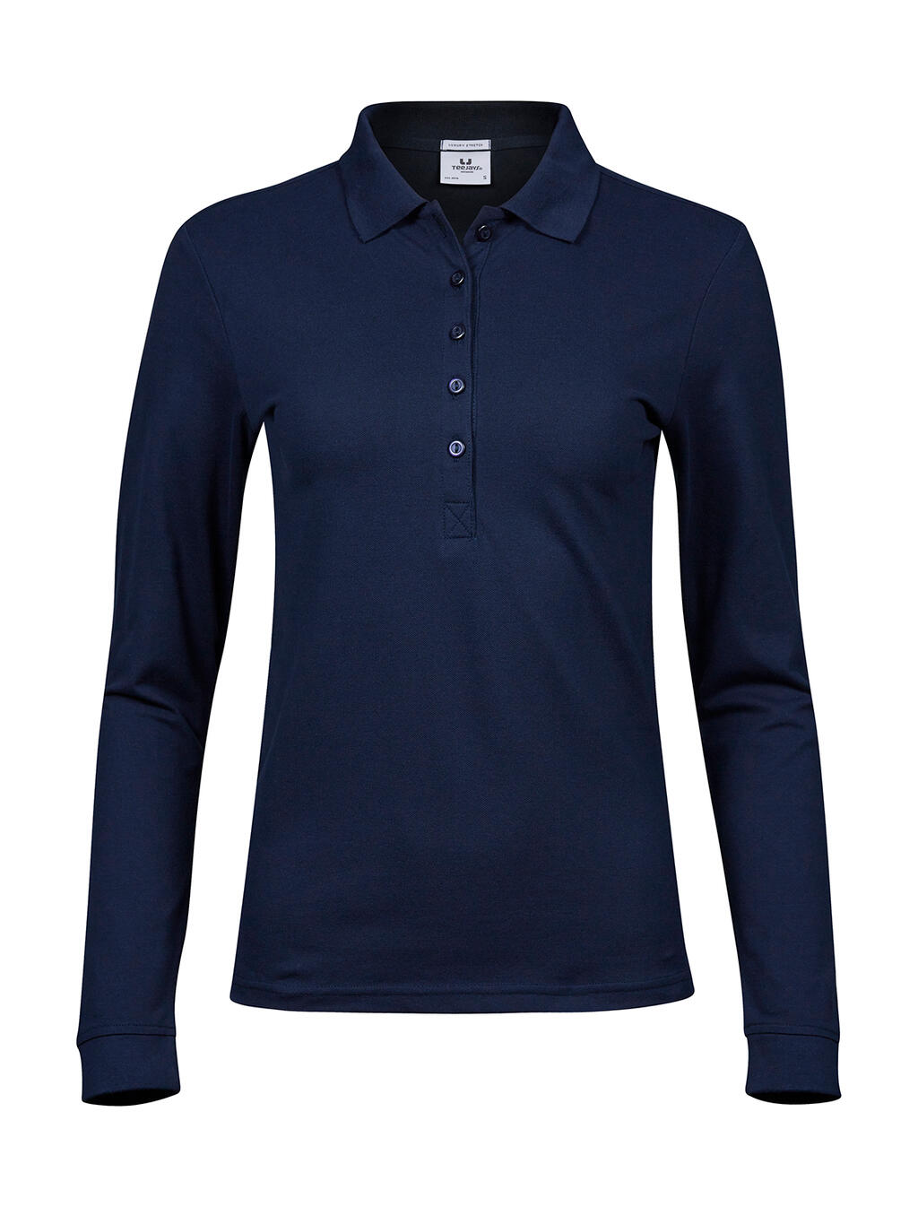 Polo orgánico manga larga Luxury mujer Navy