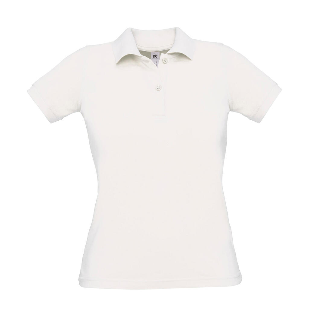 Polo piqué Safran Pure/women White