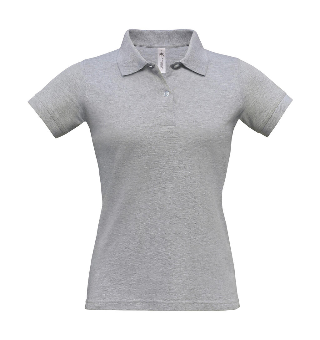 Polo piqué Safran Pure/women Heather Grey