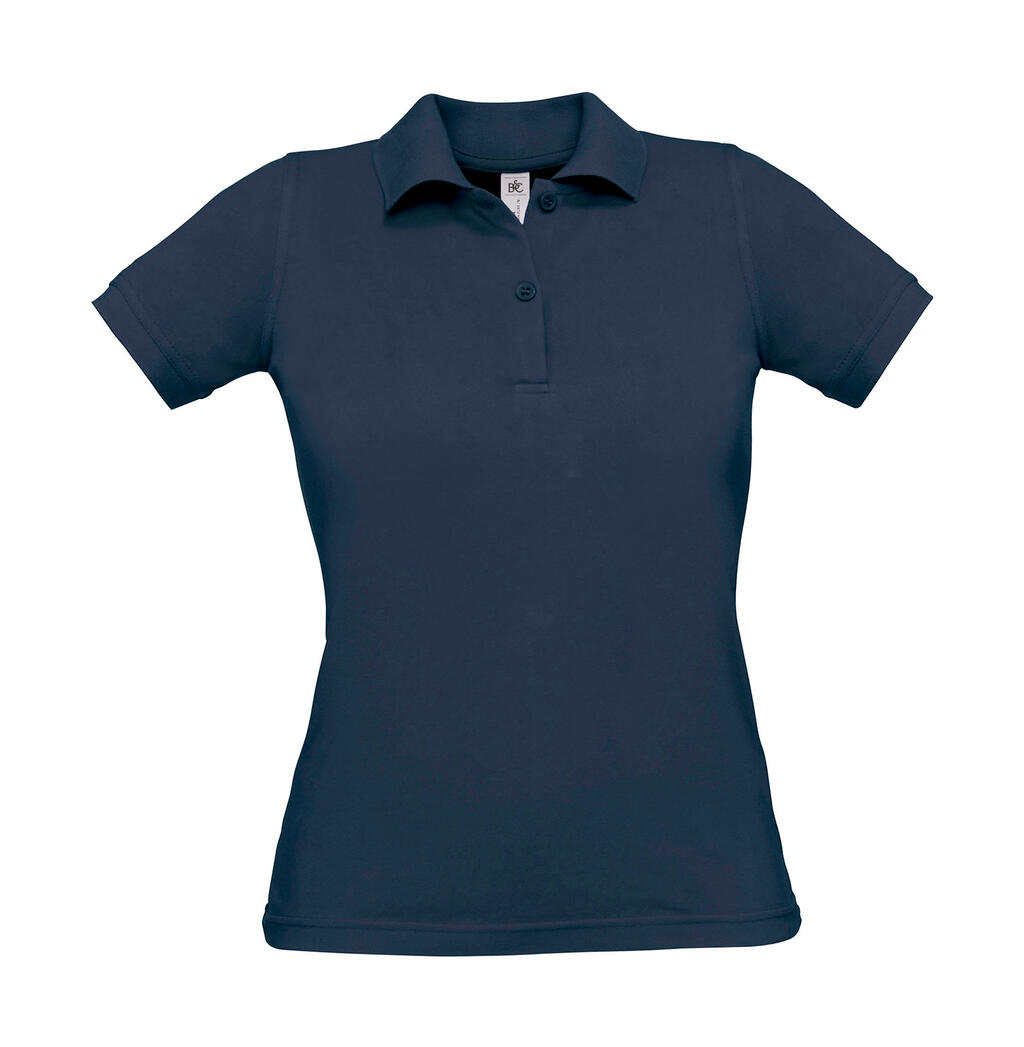 Polo piqué Safran Pure/women Navy