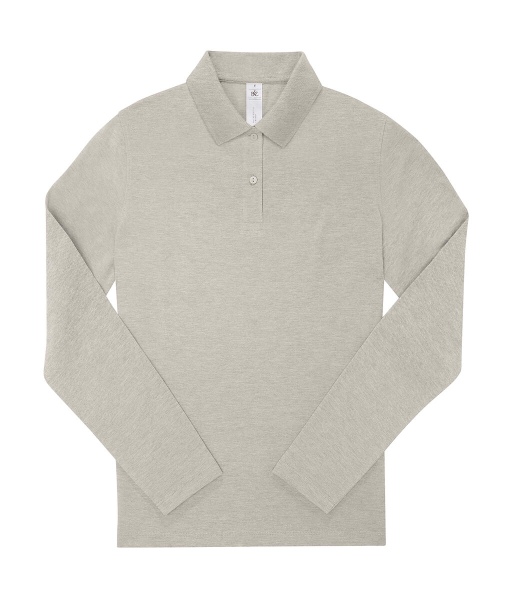 My polo 210 manga larga Mujer Heather Grey Fog