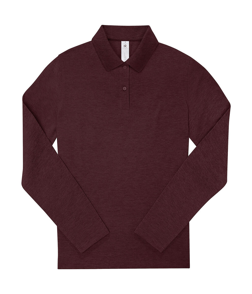 My polo 210 manga larga Mujer Heather Burgundy