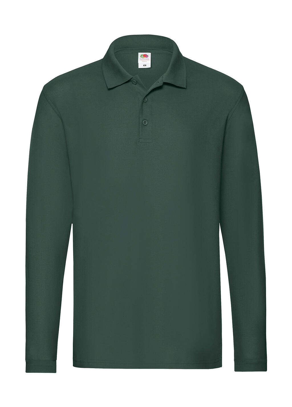 Polo manga larga Premium Forest Green