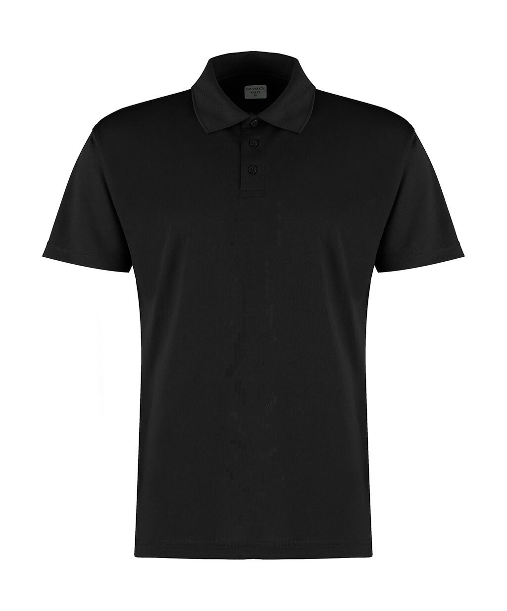 Polo Regular Fit Cooltex® Plus Micro Mesh Black
