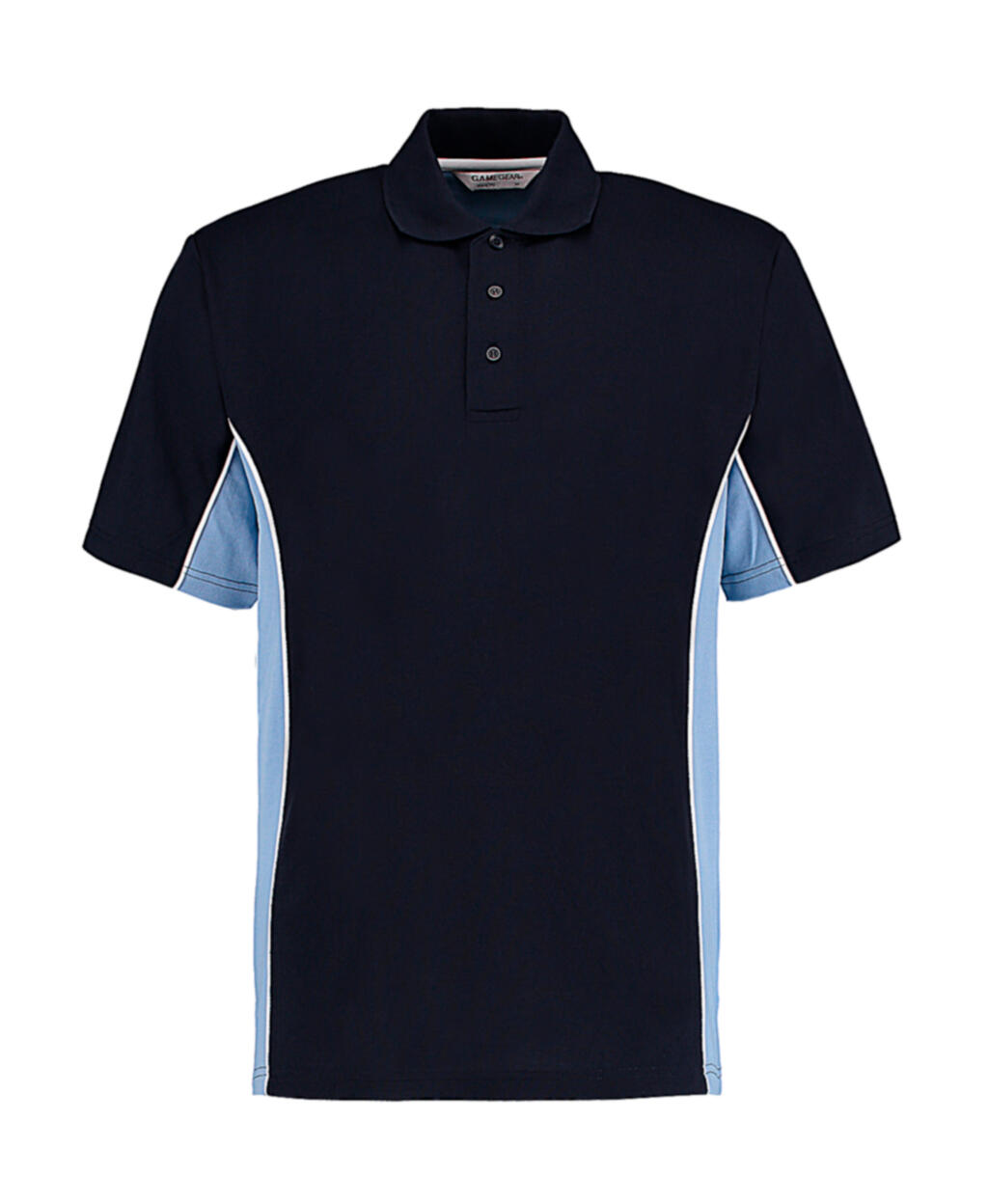 Polo Track hombre Classic Fit Navy/Light Blue/White