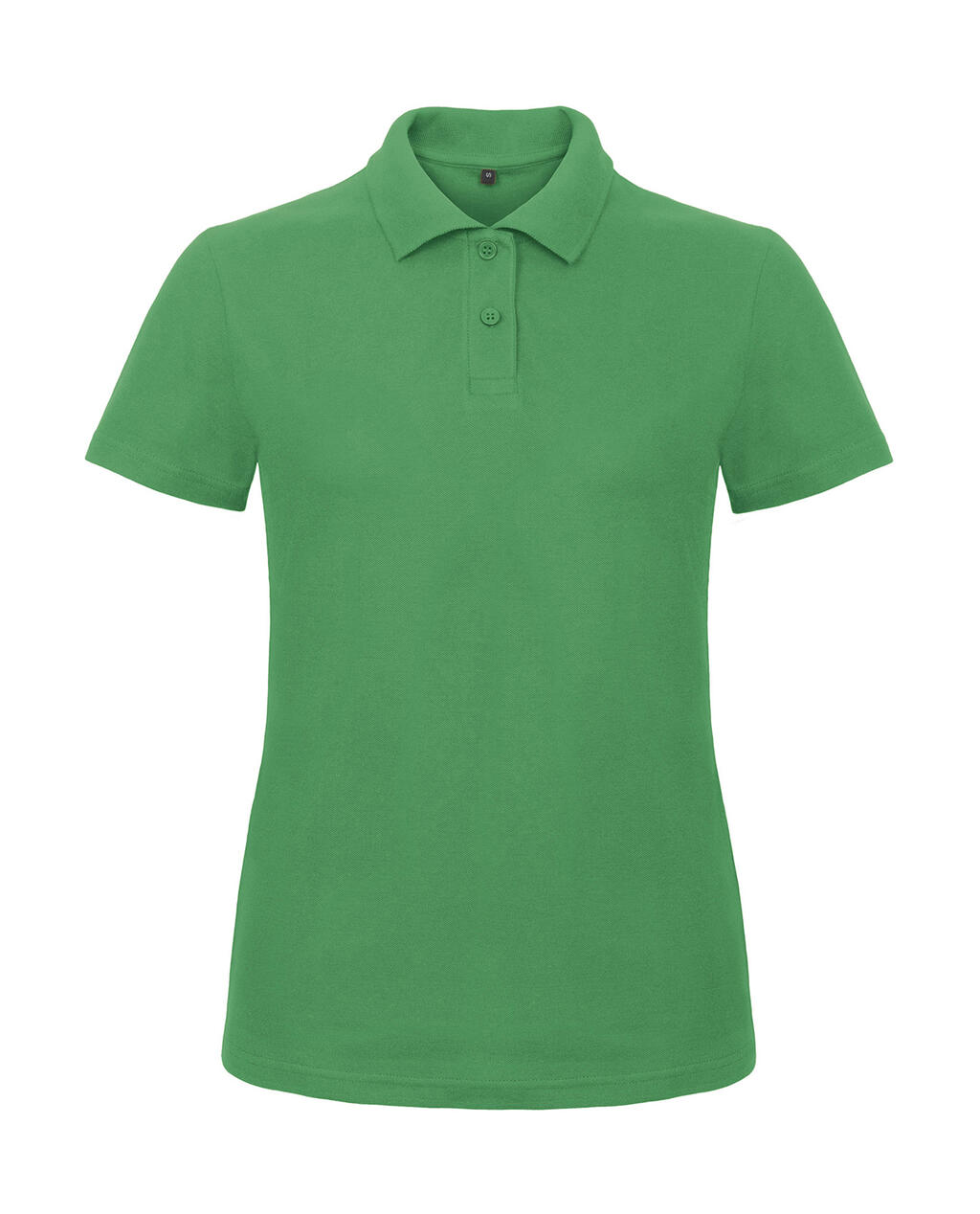 Polo piqué ID.001 mujer Kelly Green