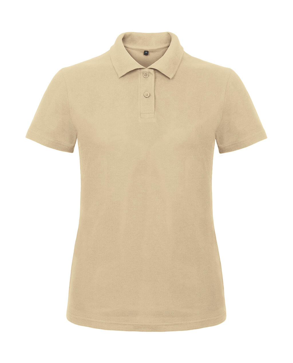 Polo piqué ID.001 mujer Sand