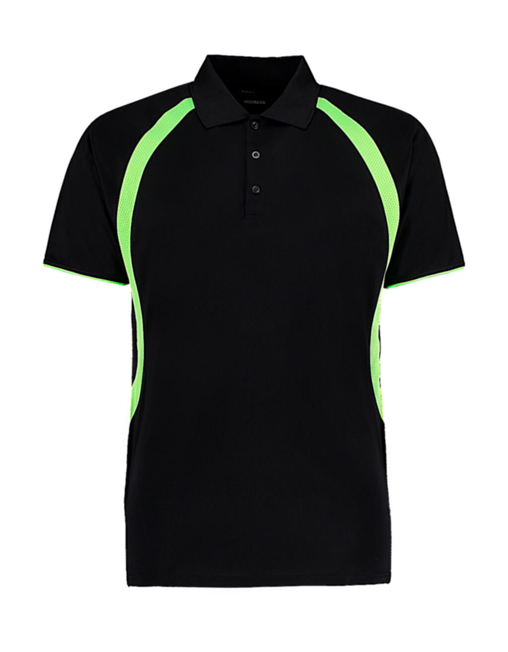 Polo Riviera Gamegear® Cooltex® Black/Fluorescent Lime
