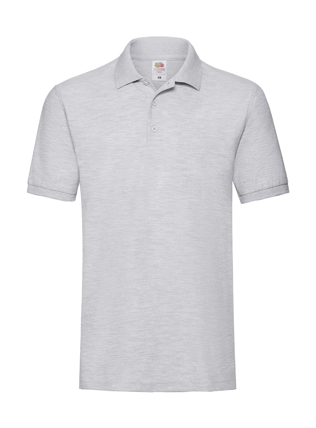 Polo Premium Piqué Heather Grey
