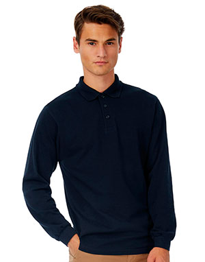 B & C Polo piqué manga larga Safran LSL