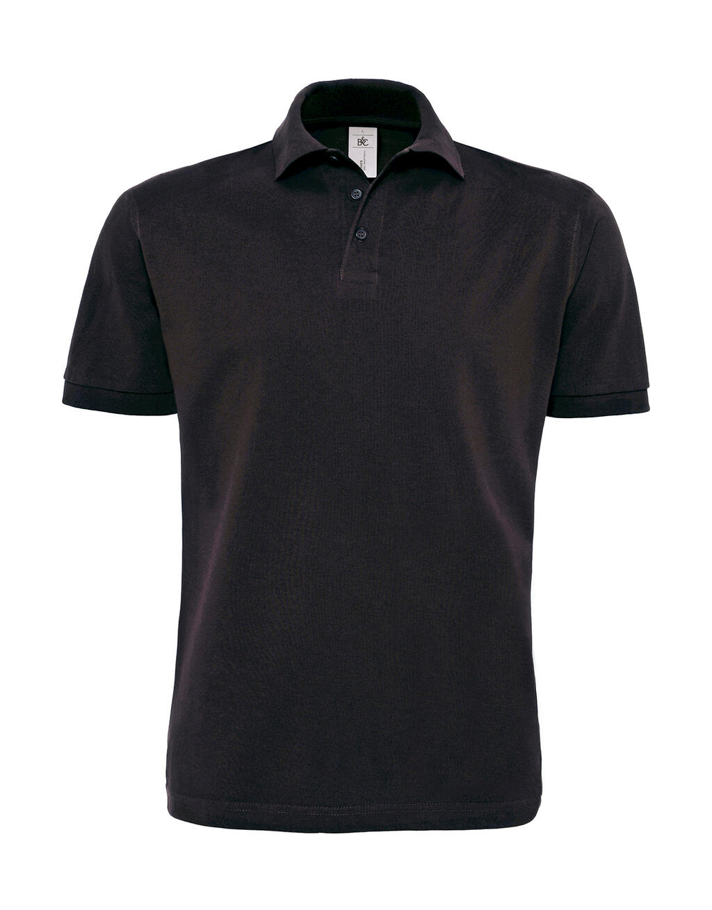 Polo piqué Heavymill hombre Black