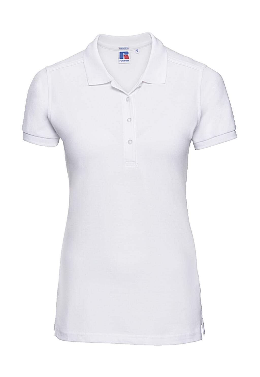 Polo stretch mujer White