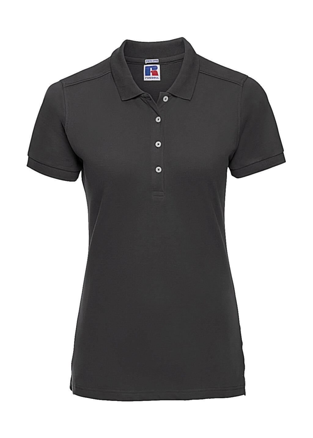 Polo stretch mujer Black