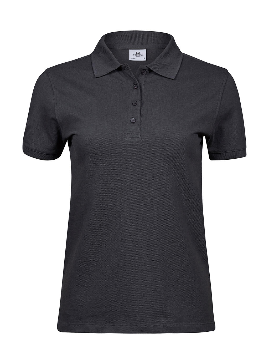 Polo piqué Heavy mujer Dark Grey