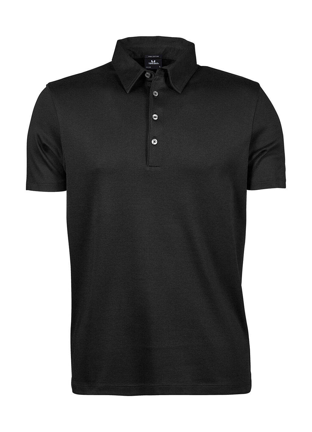 Polo Pima hombre Black