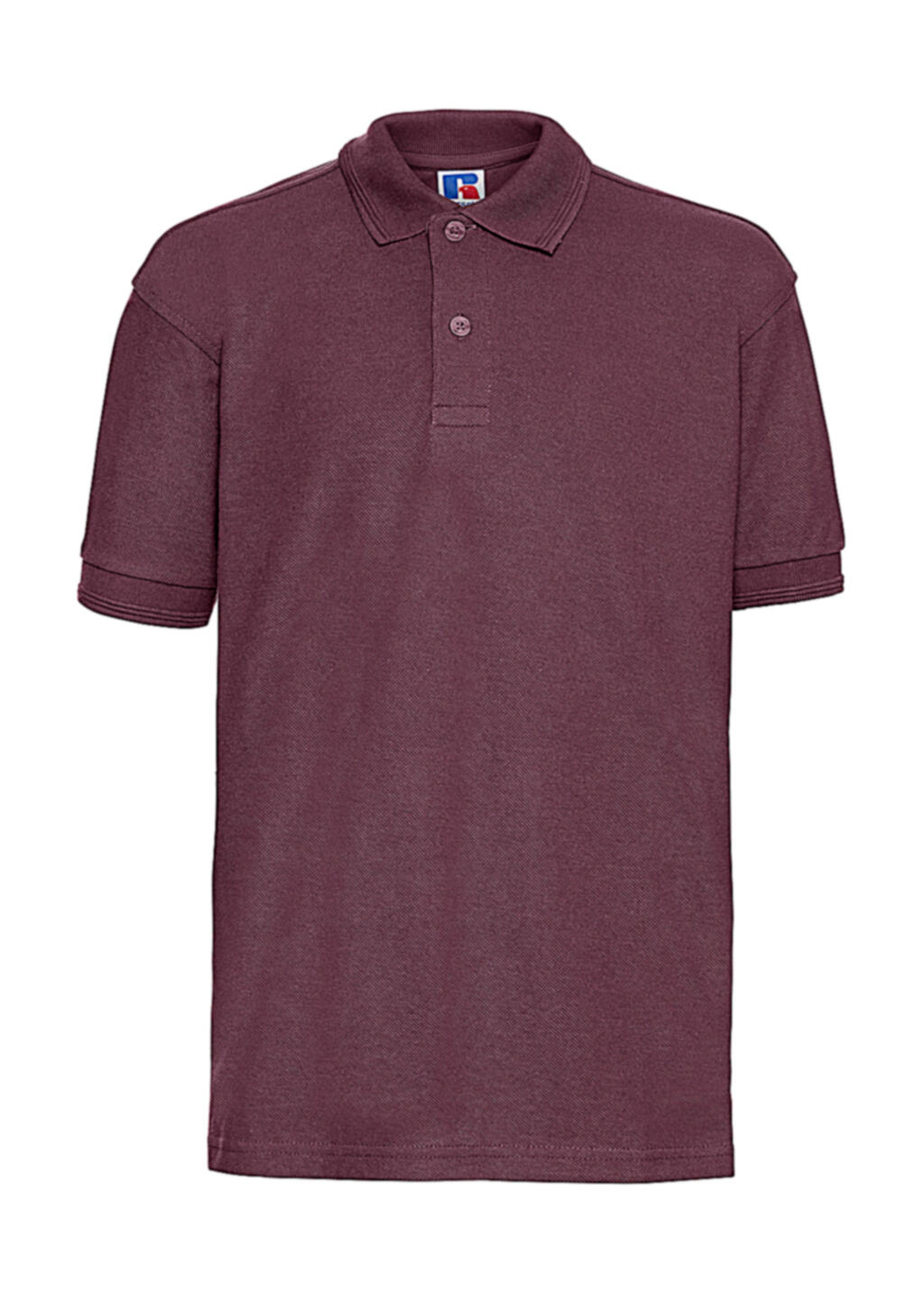 Polo Hardwearing polialgodón niño Burgundy