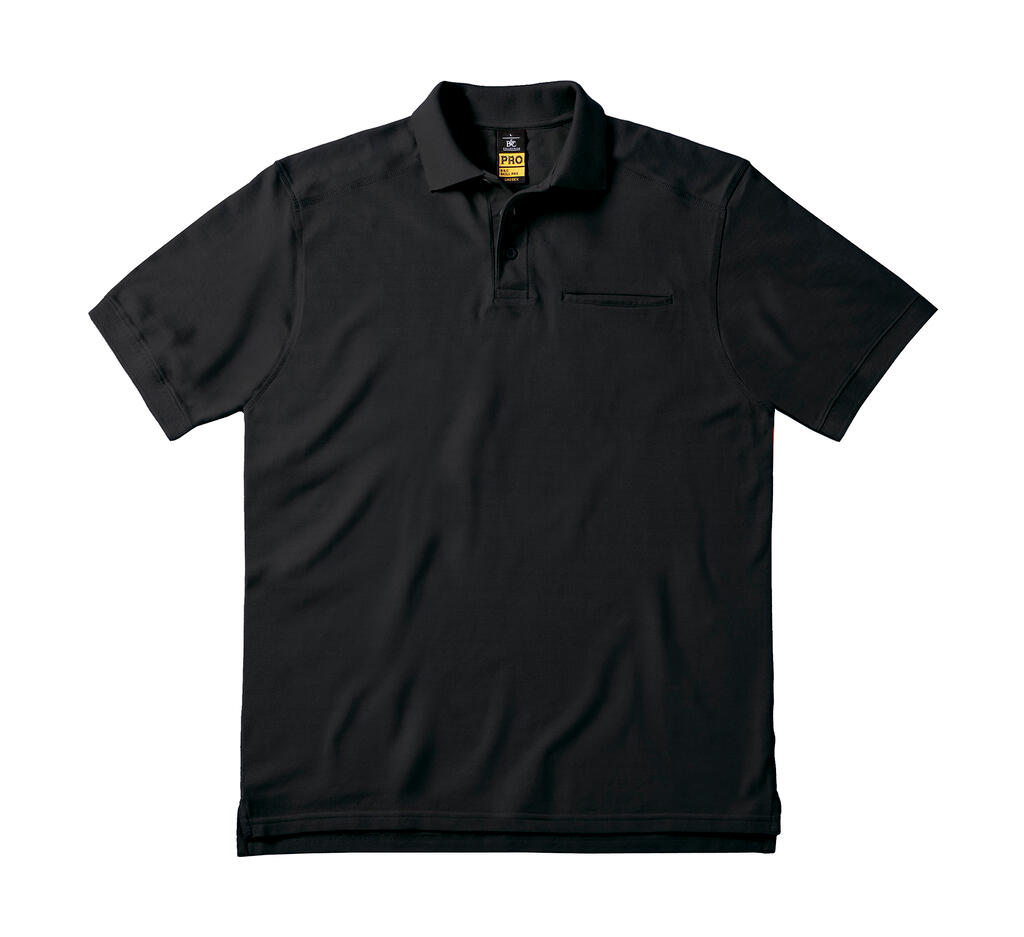 Polo de trabajo con bolsillo Skill Pro Black