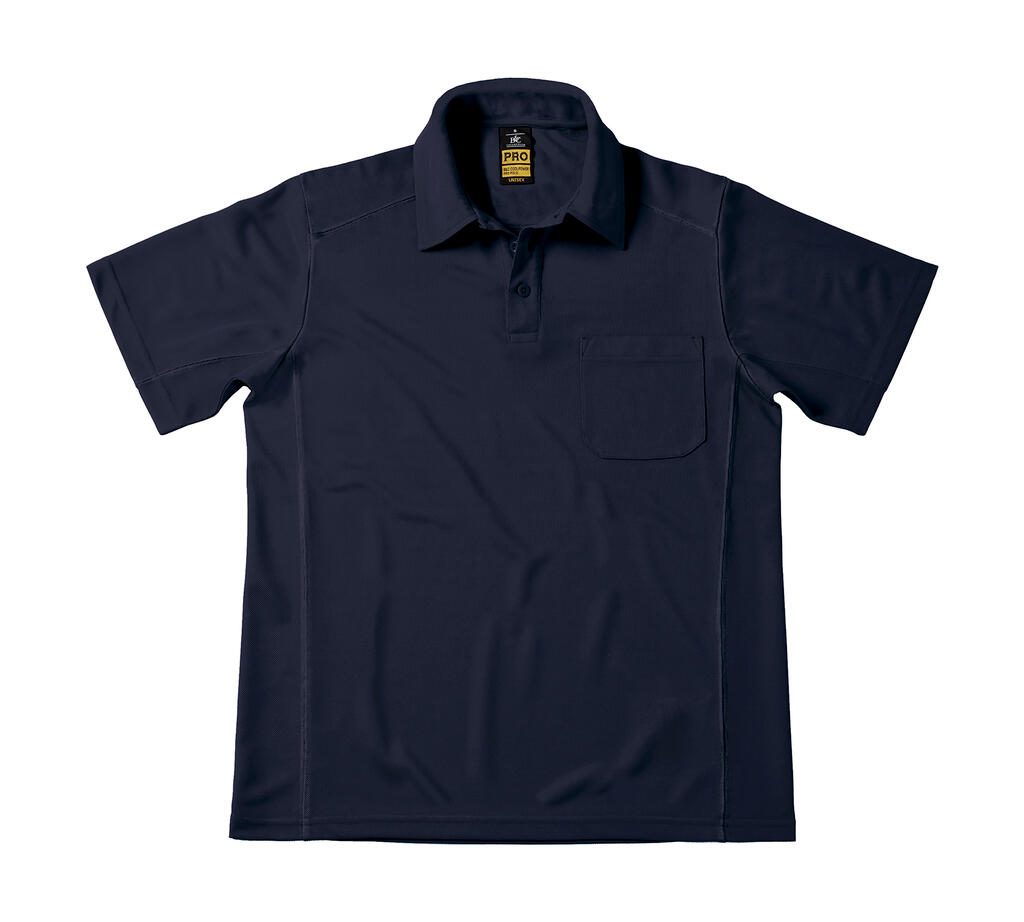 Polo con bolsillo CoolPower Navy