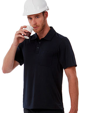 B & C Polo con bolsillo CoolPower