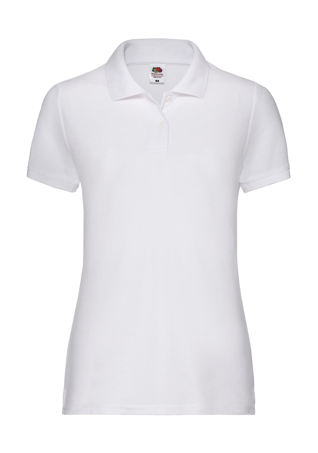 Polo piqué 65/35 mujer White