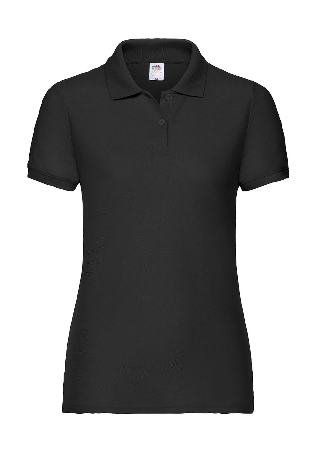 Polo piqué 65/35 mujer Black