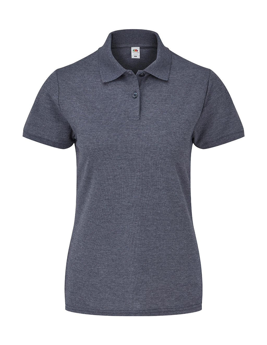 Polo piqué 65/35 mujer Heather Navy