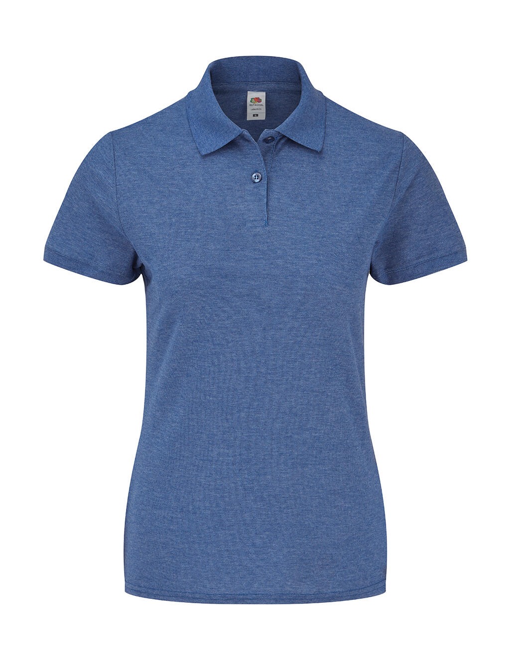Polo piqué 65/35 mujer Heather Royal