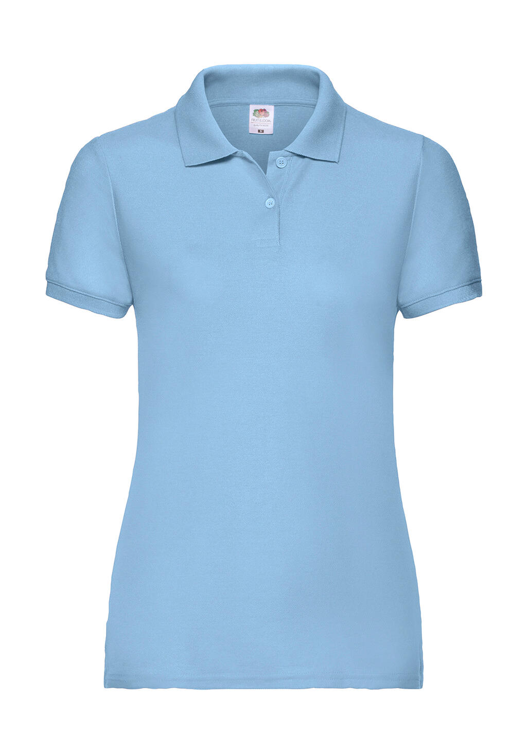 Polo piqué 65/35 mujer Sky Blue