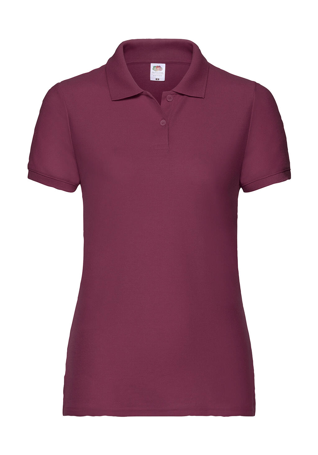 Polo piqué 65/35 mujer Burgundy