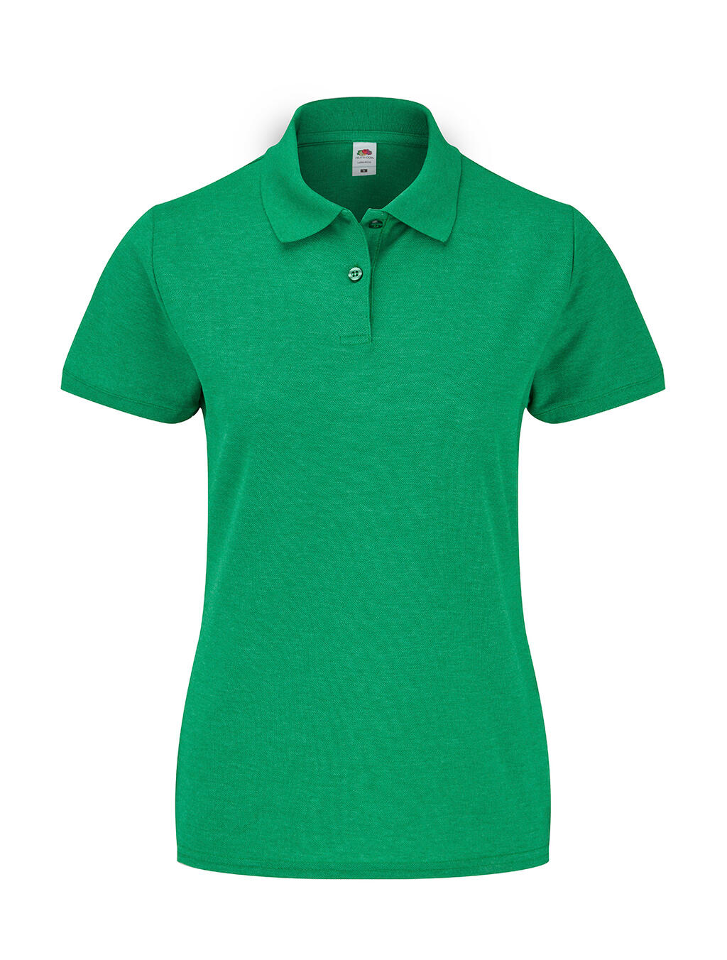 Polo piqué 65/35 mujer Heather Green