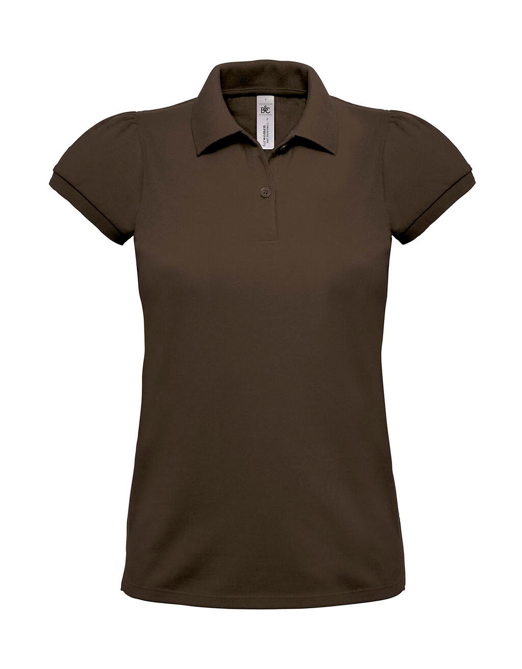 Polo piqué mujer Heavymill/women Brown