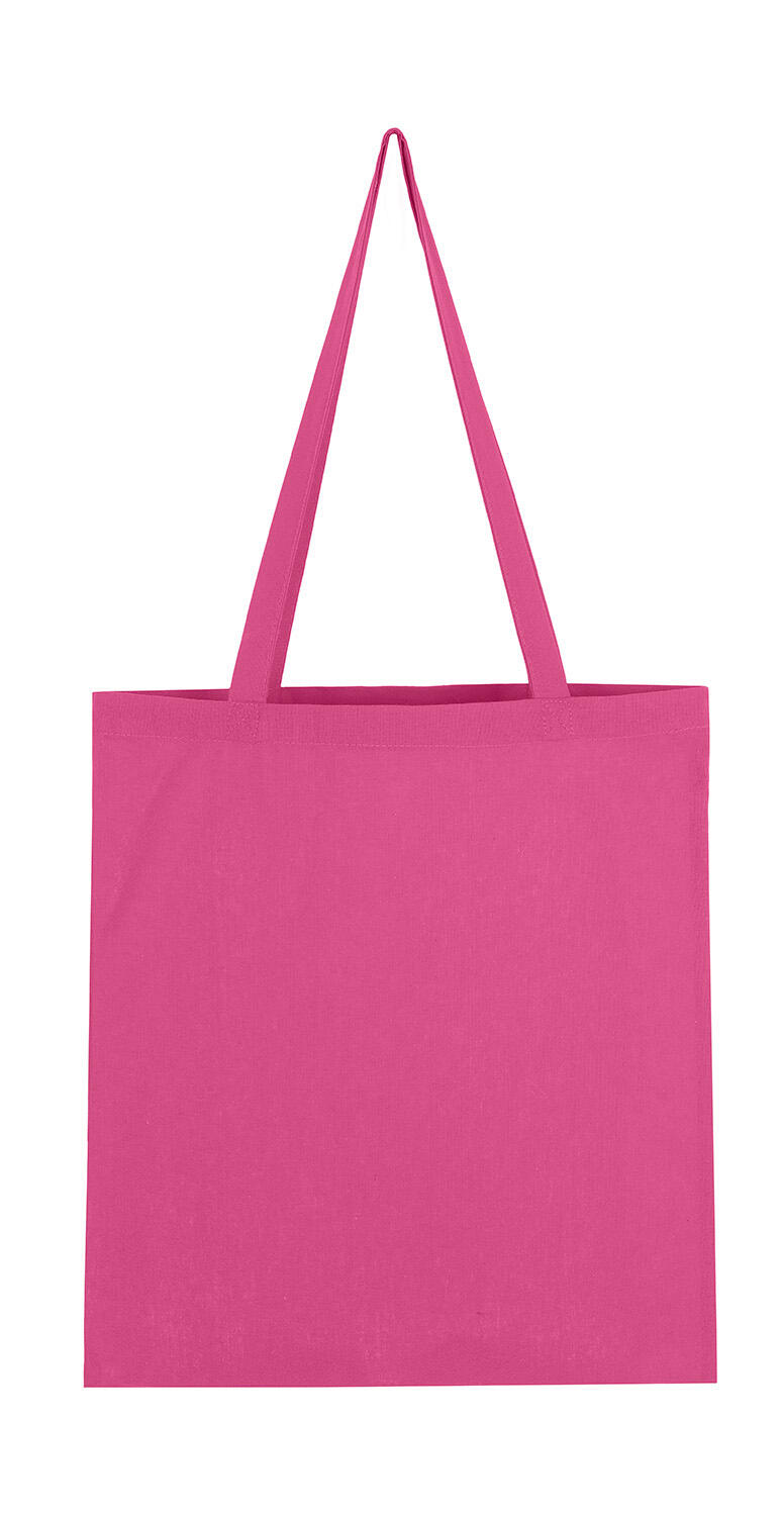 Bolsa de algodón asa larga Pink