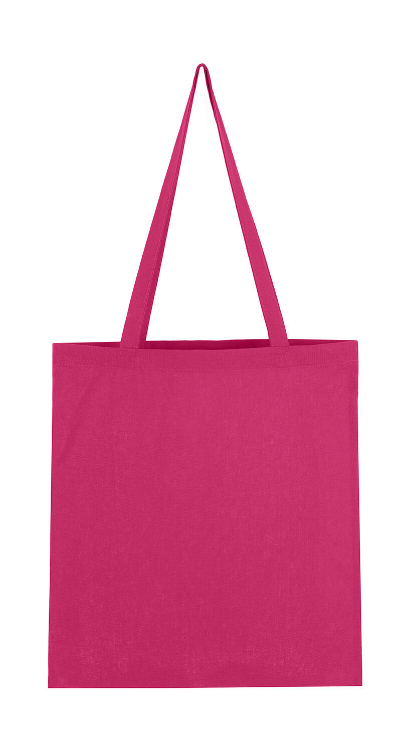 Bolsa de algodón asa larga Magenta