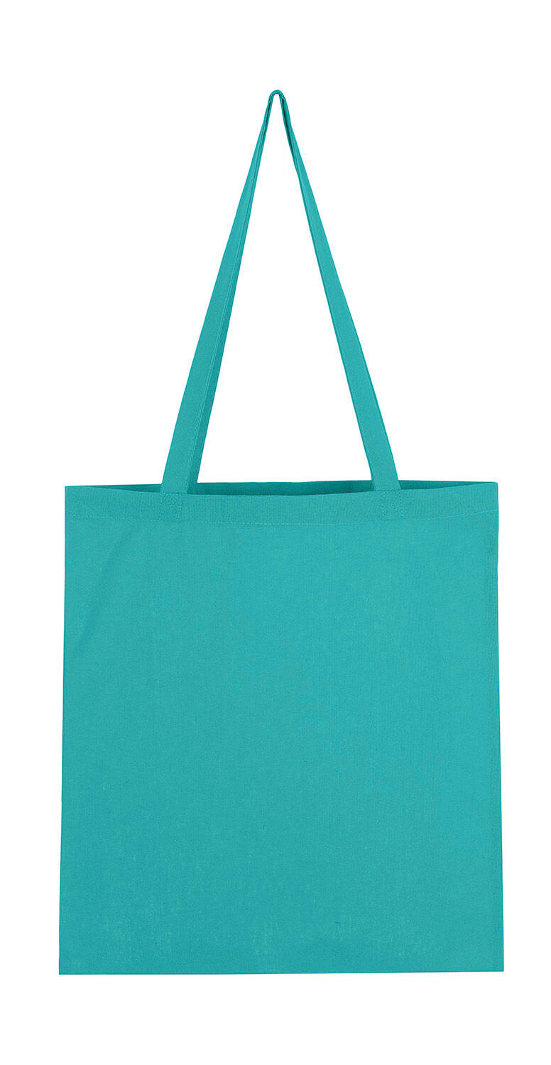 Bolsa de algodón asa larga Turquoise
