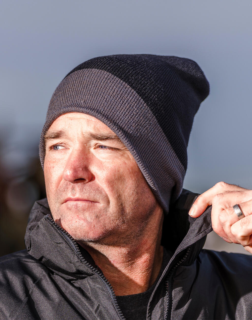 Result Gorro negro reciclado Compass